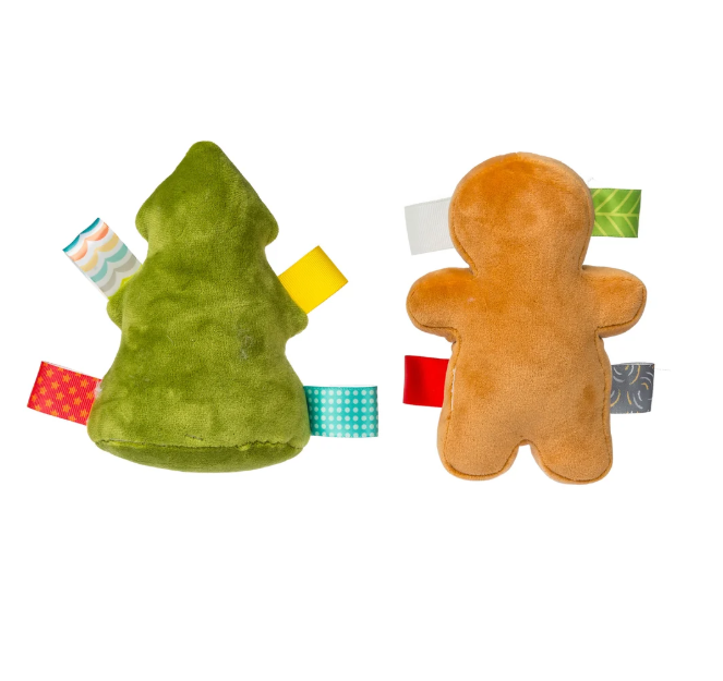 Holiday Taggies Merry Mingle Rattle Assortment - 6"