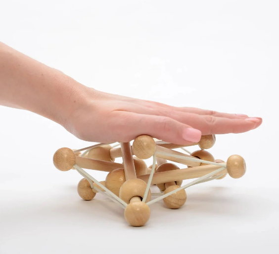Manhattan Toy - Skwish Rattle + Teether Activity Toy - Natural