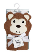 Mocha Monkey Hooded Towel