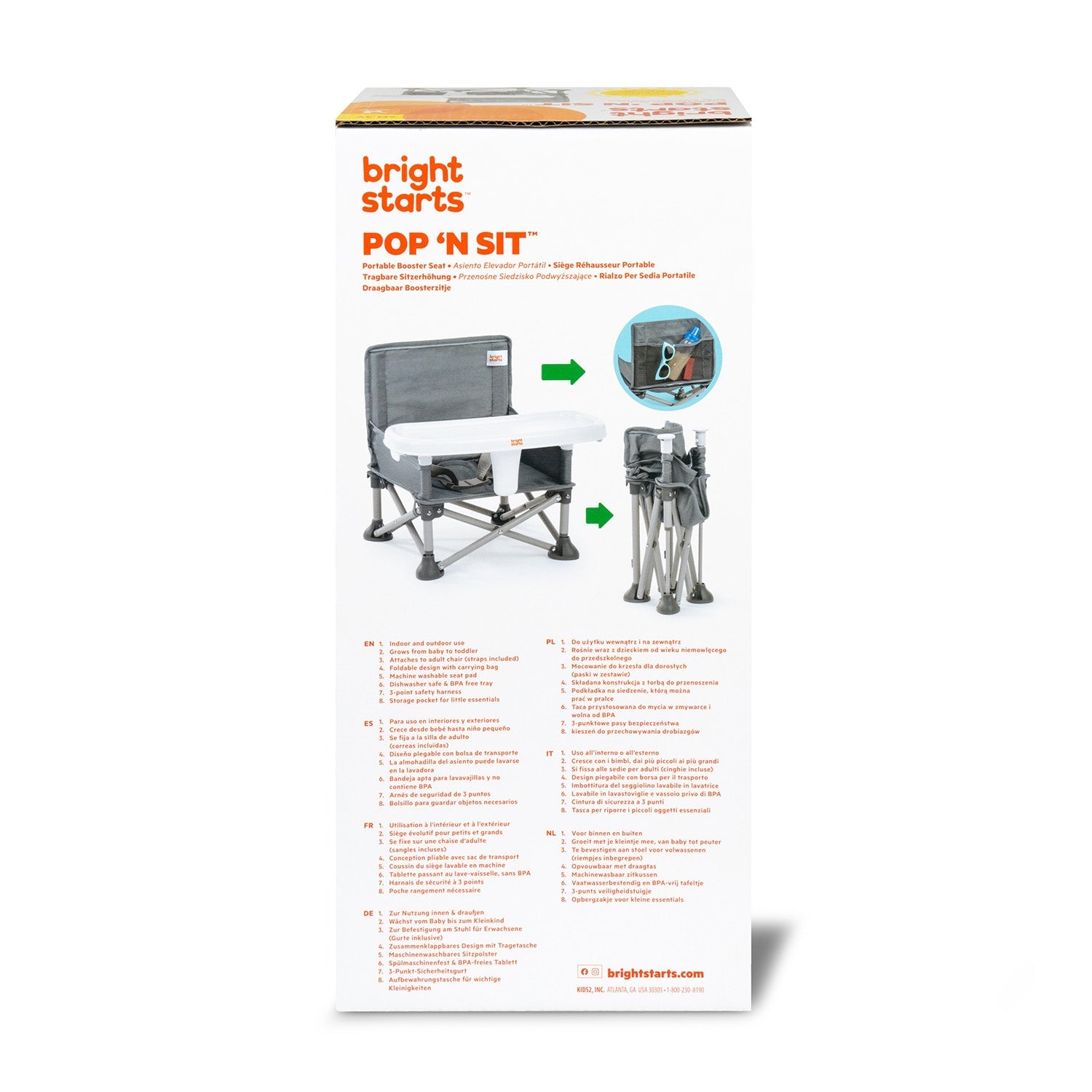 Pop â€˜N Sitâ„¢ Portable Booster Seat