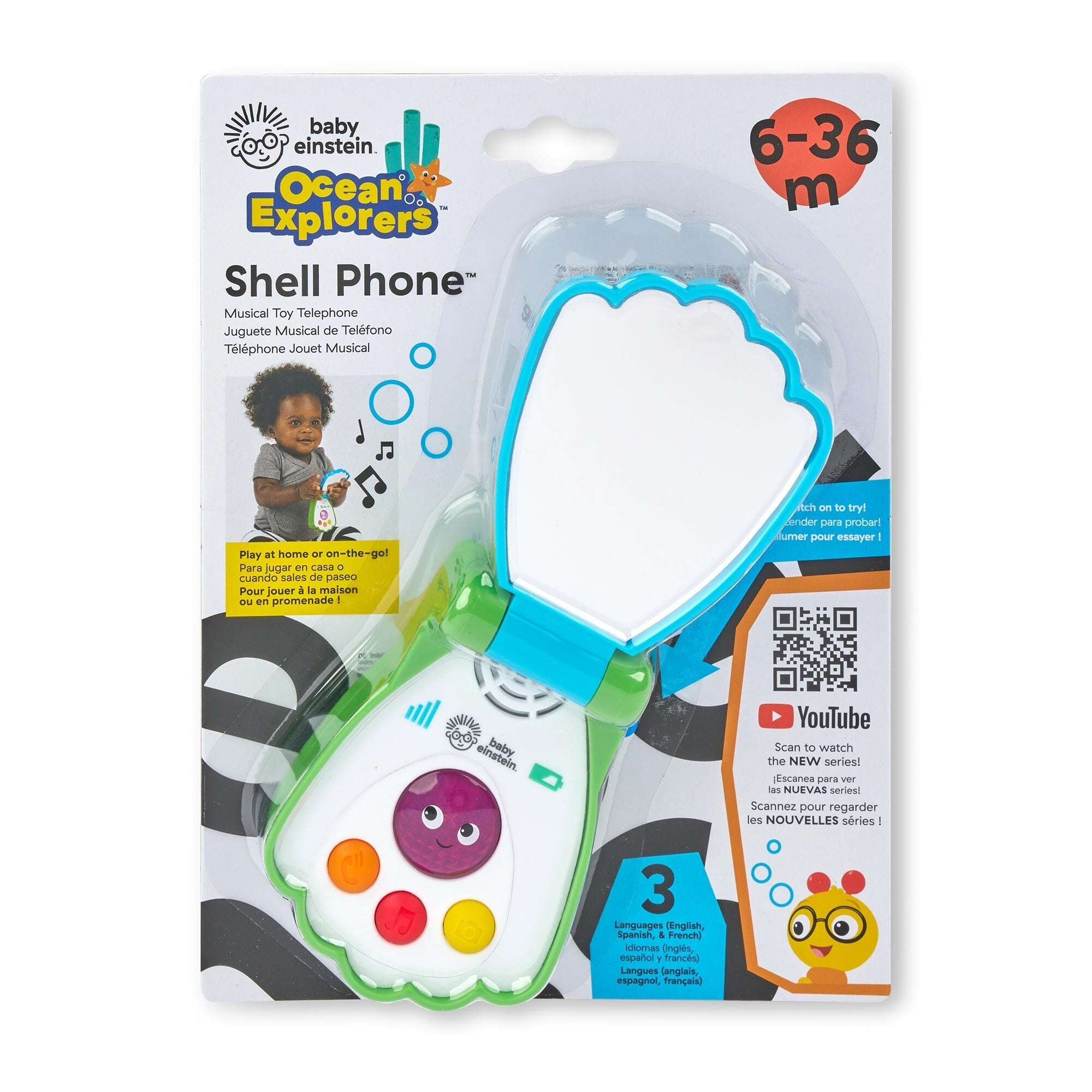 Shell Phoneâ„¢ Musical Toy Telephone