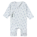 1 Piece Side Tie Coverall - Blue