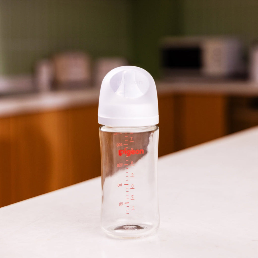 Glass Bottle 8oz with M Nipple (3M+)
