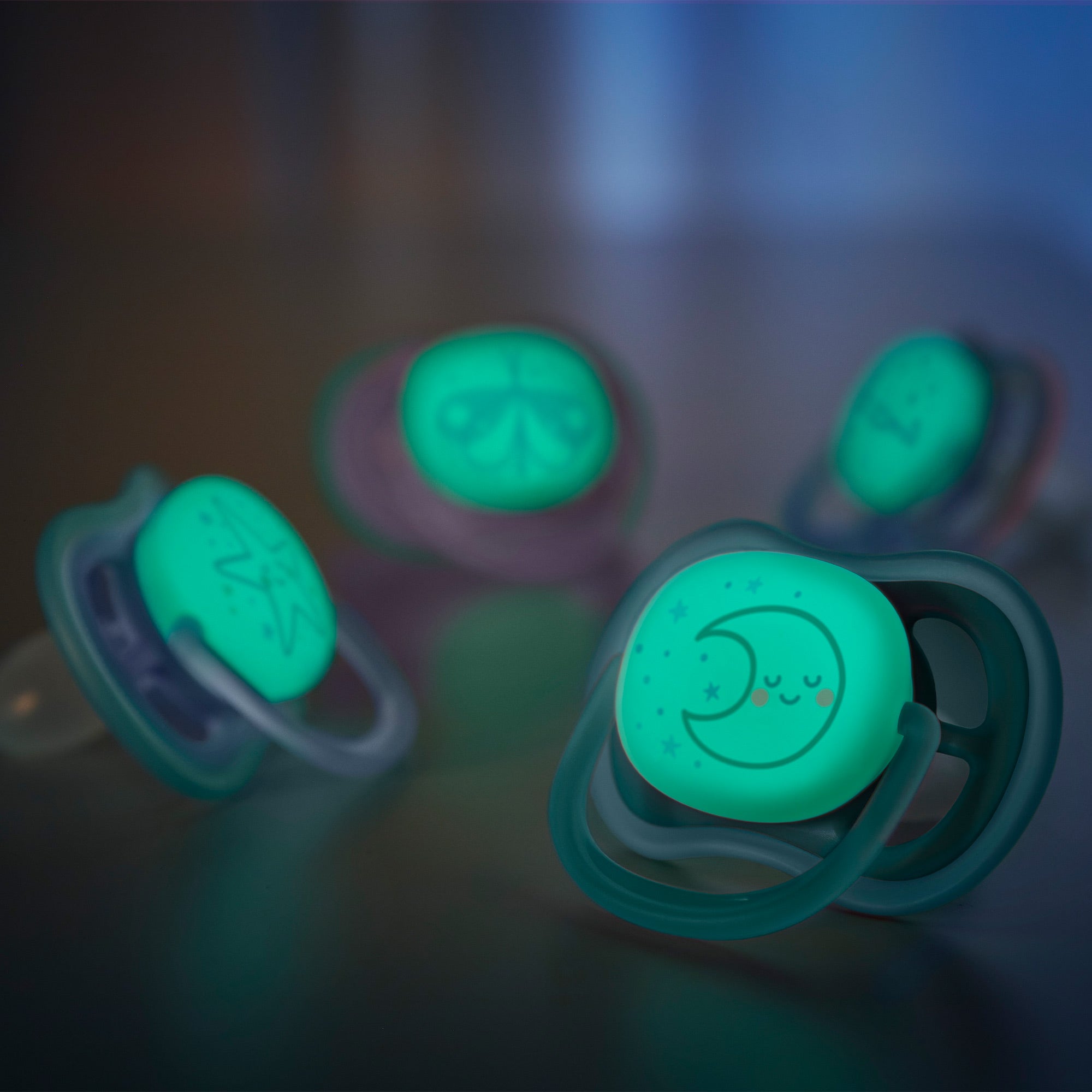 Ultra Air Pacifier Nighttime Glow - 2 Pack