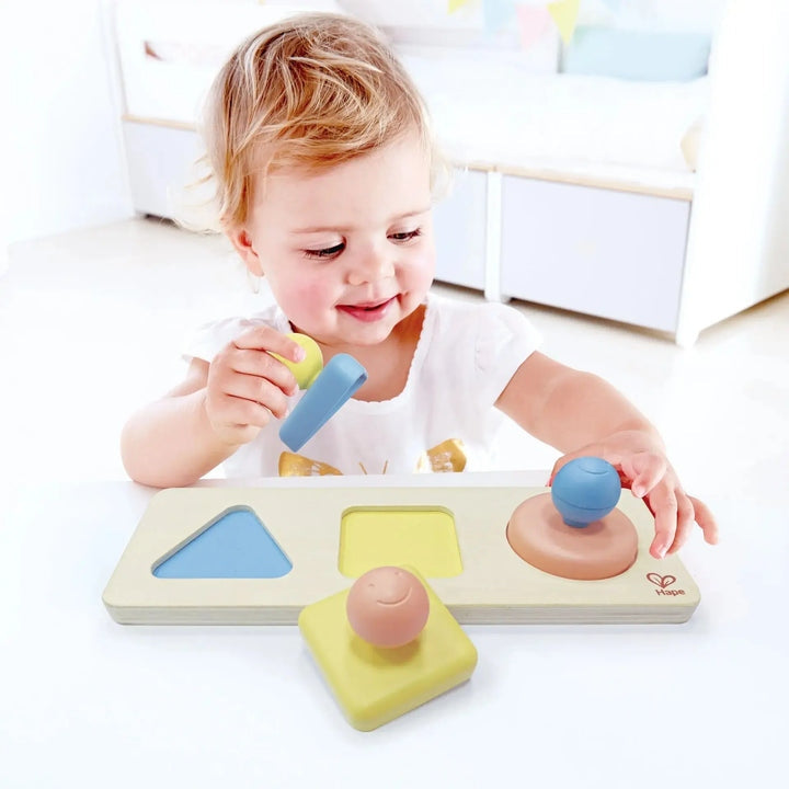 Montessori Mirror Shape Puzzle | Educational Sensory Toy With Color Effects For Babies Ages 10+ Months - Hape