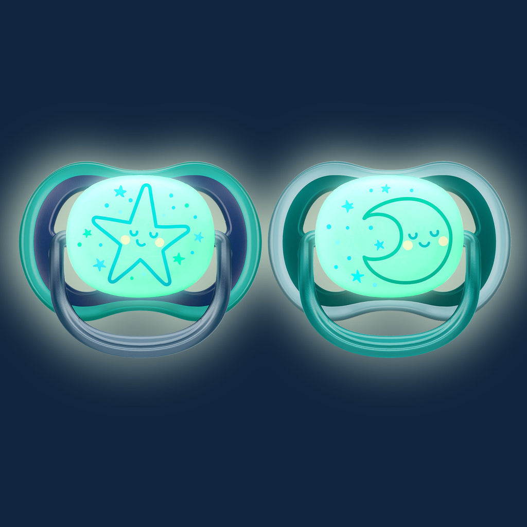 Ultra Air Pacifier Nighttime Glow - 2 Pack