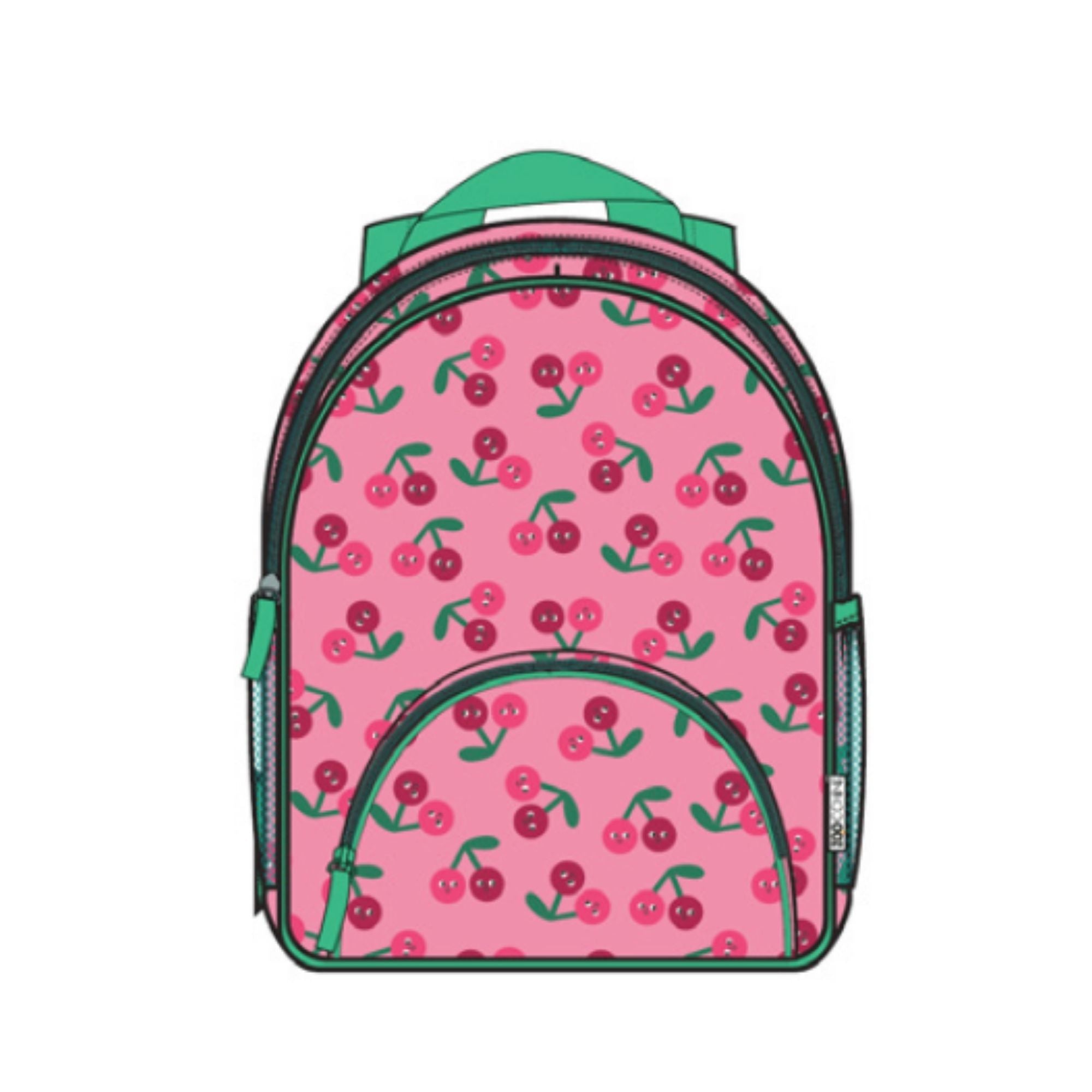 Printed Backpack - Cherry