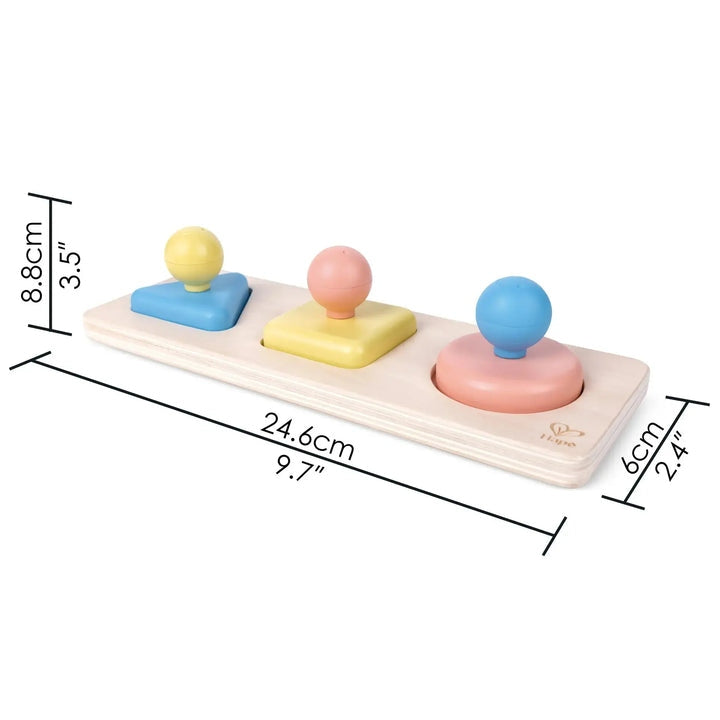 Montessori Mirror Shape Puzzle | Educational Sensory Toy With Color Effects For Babies Ages 10+ Months - Hape