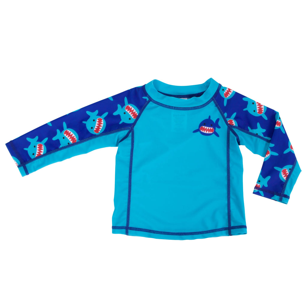 Long Sleeve Baby UPF50+ Rashguard Swim Top