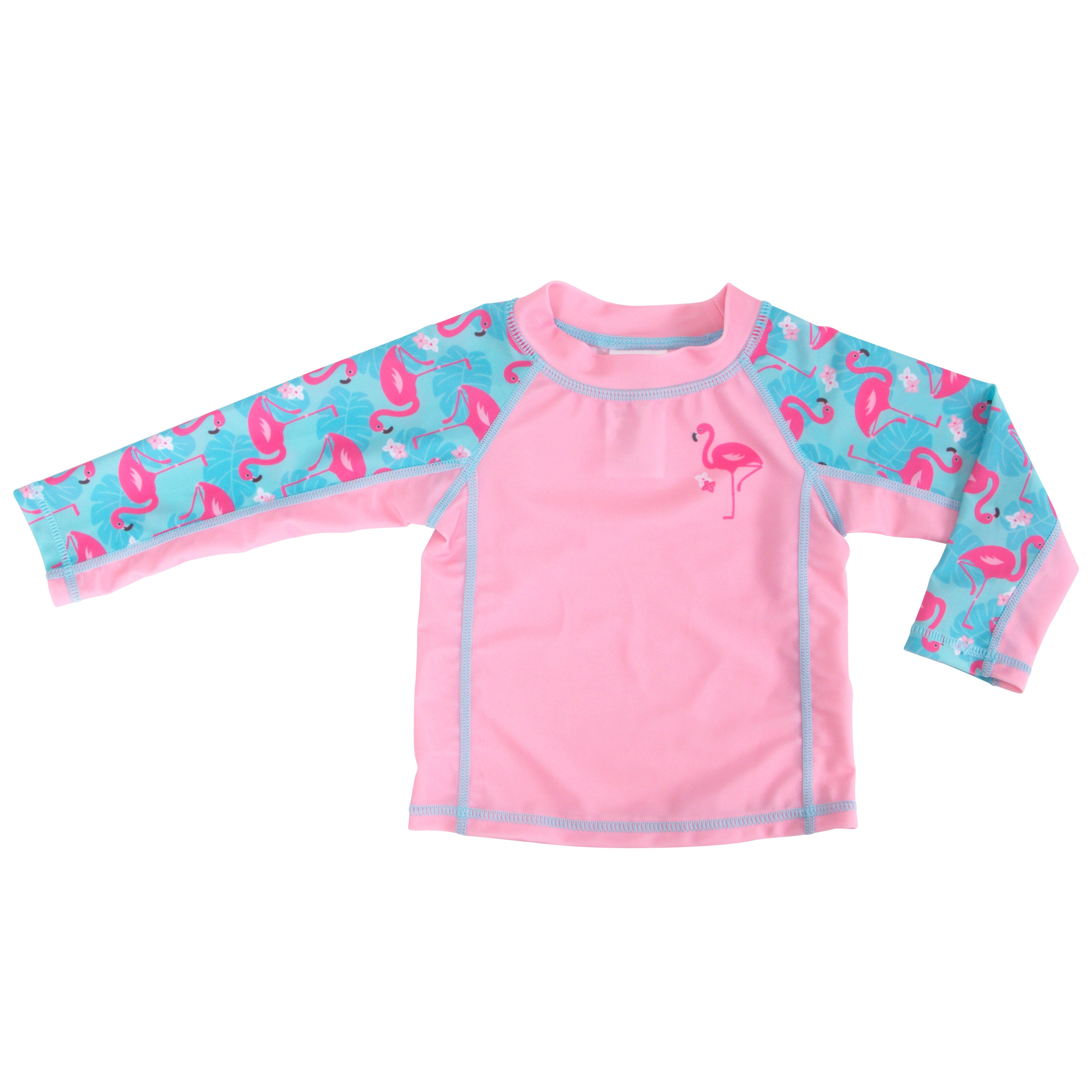 Long Sleeve Baby UPF50+ Rashguard Swim Top