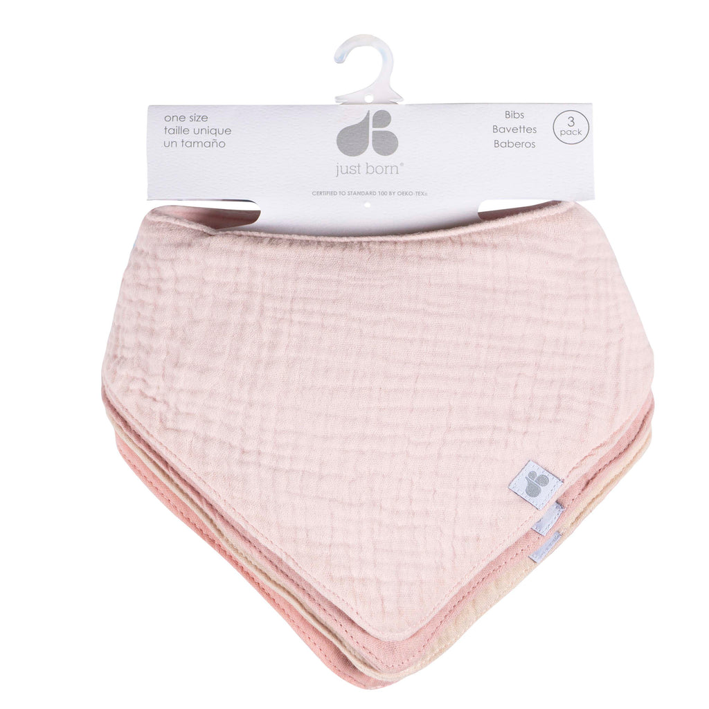 4-Pack Muslin Bandana Bibs