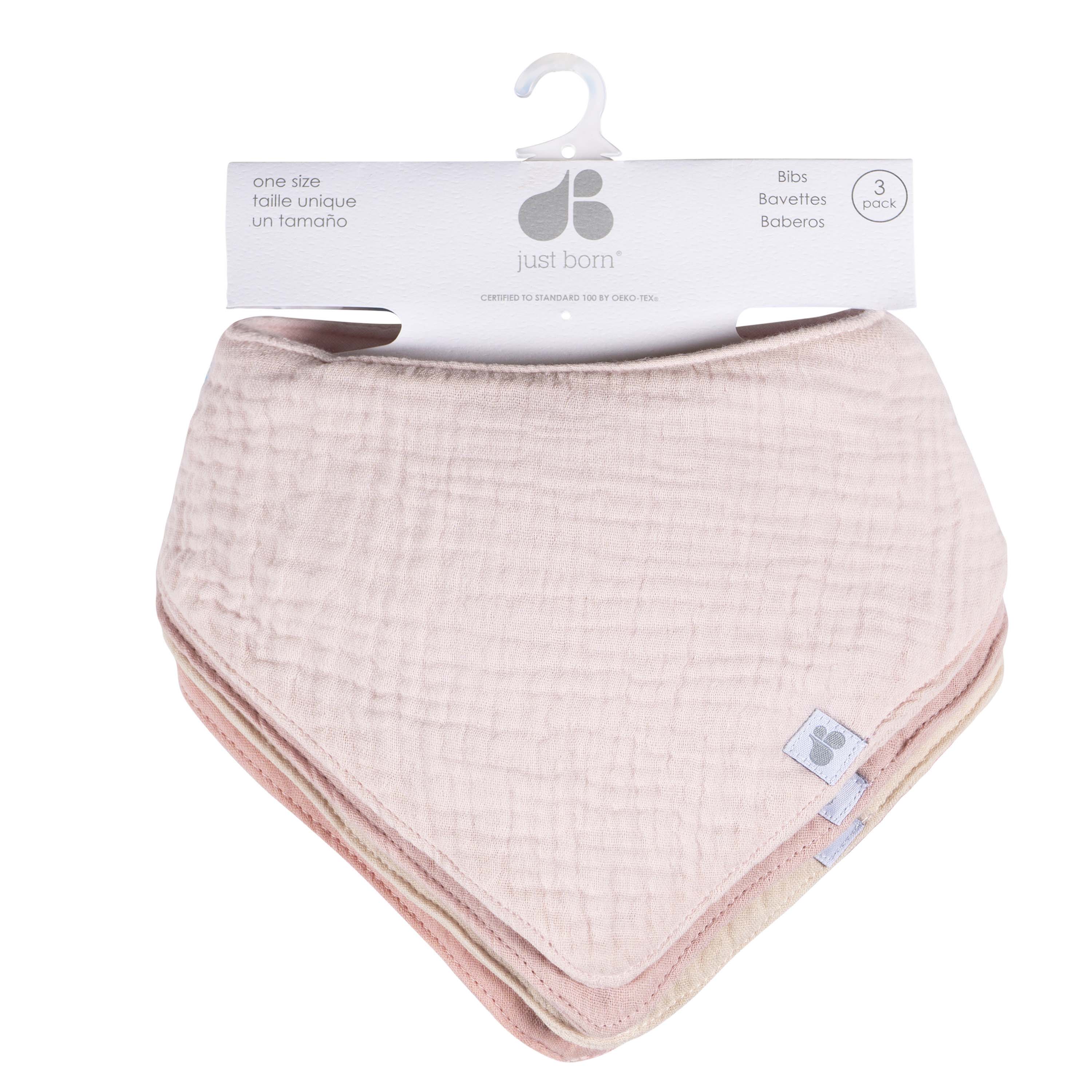 4-Pack Muslin Bandana Bibs