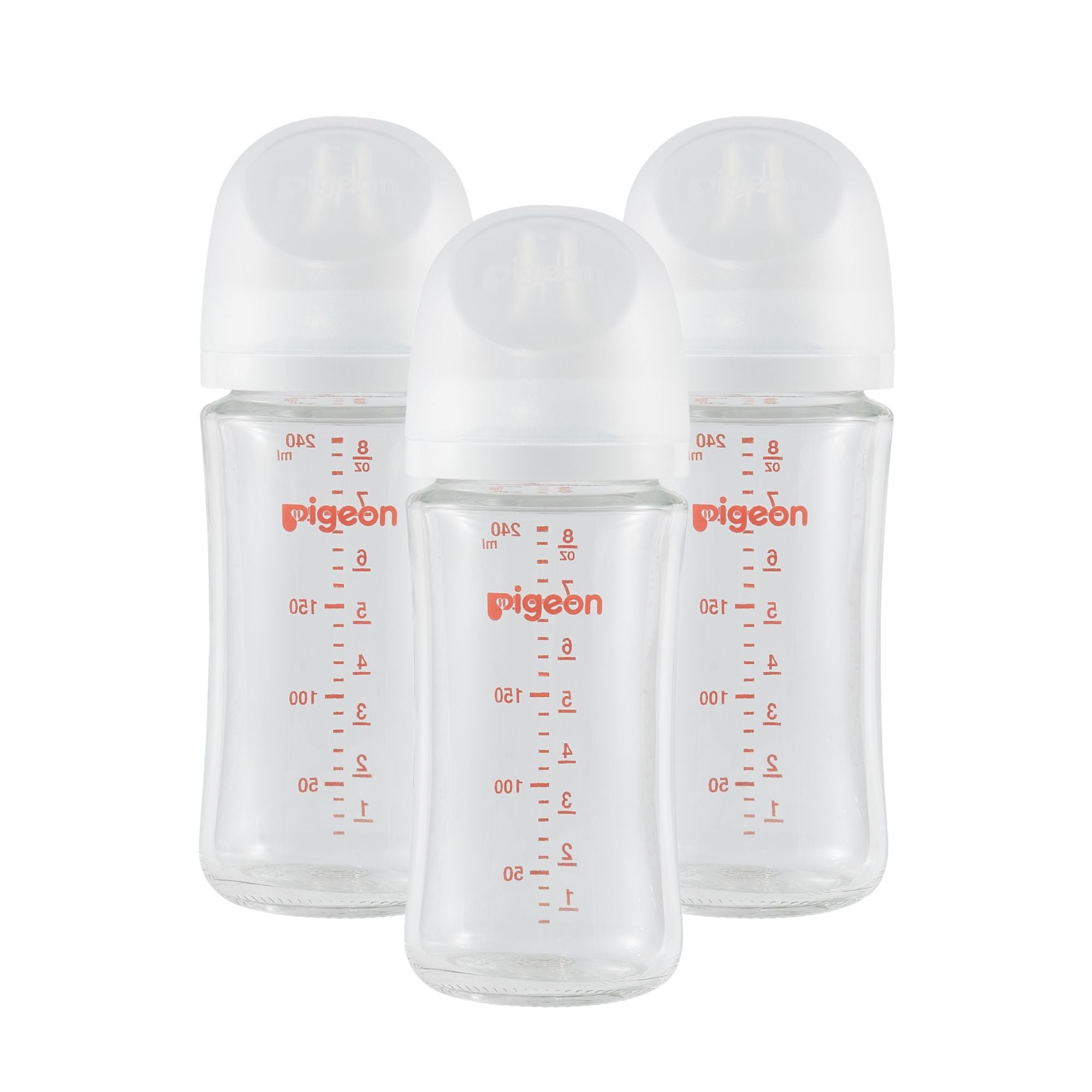 Glass Bottle 8oz with M Nipple (3M+)