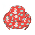 Printed Bucket Sun Hat - Sally the Seahorse