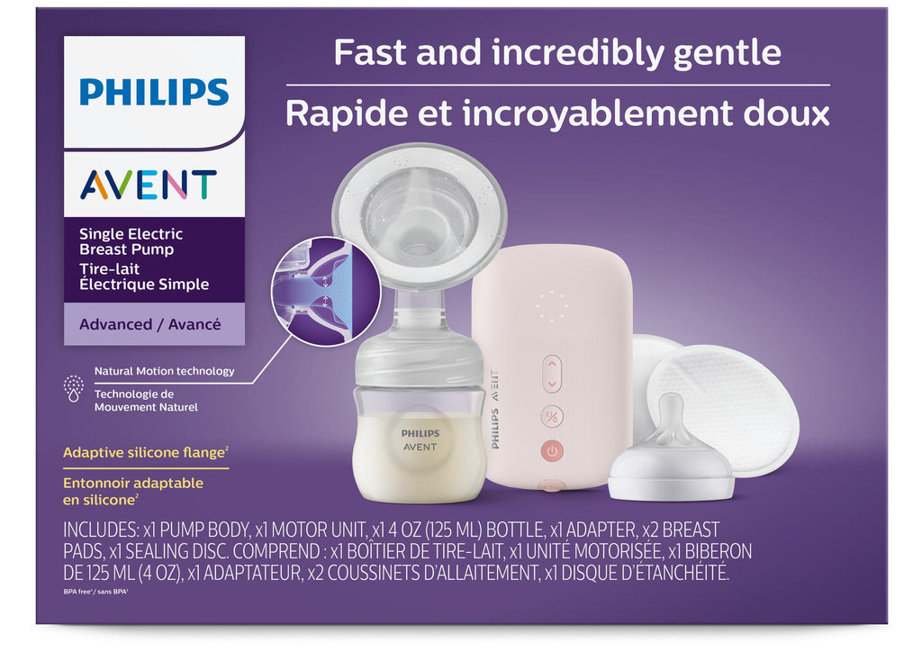 Single Electric Breast Pump Advanced with Natural Motion Technology
