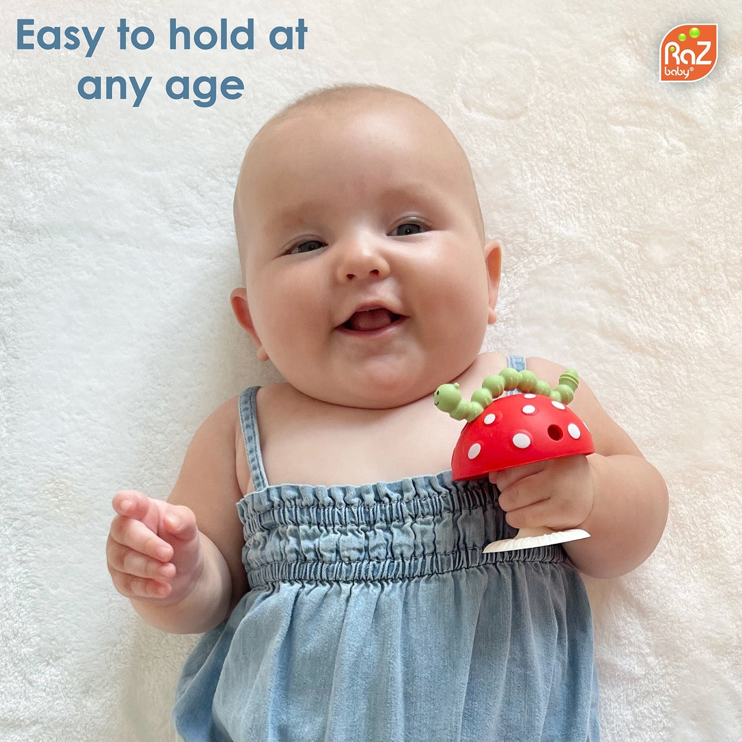 Chompy Mushroom Grip Silicone Teether