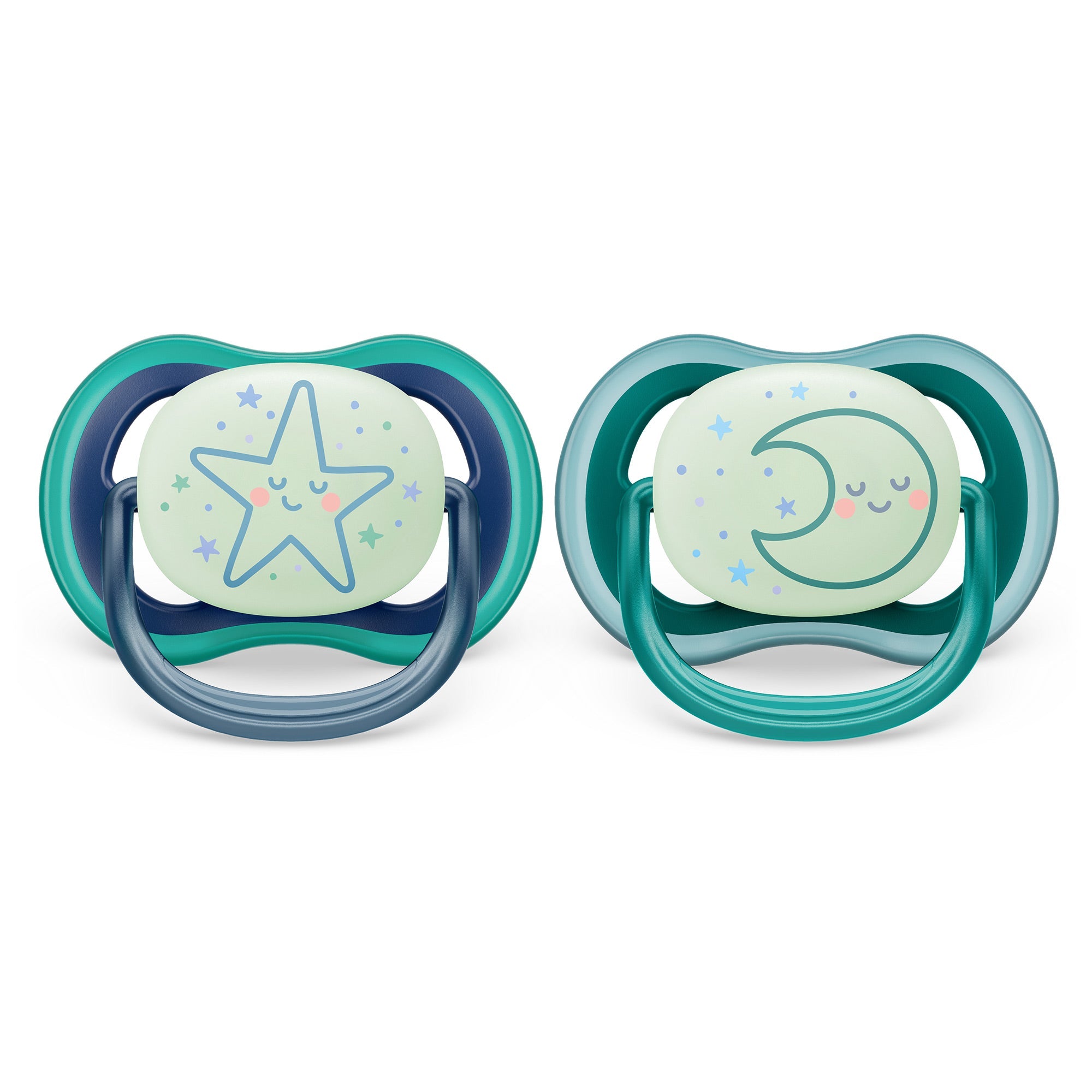 Ultra Air Pacifier Nighttime Glow - 2 Pack